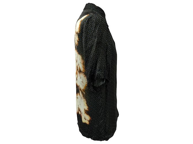 Dries Van Noten Patterned Splash Shirt in Multicolor Viscose Multiple colors - view 2