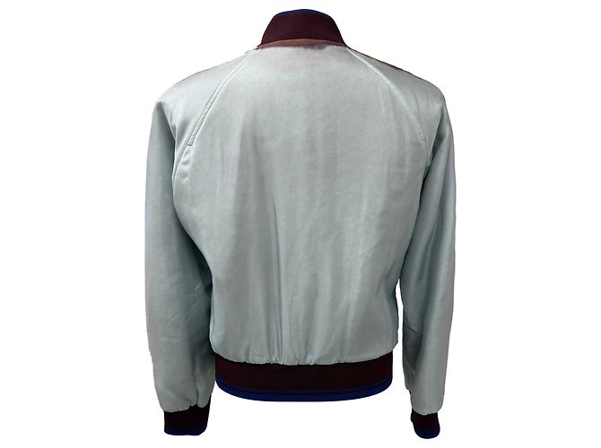 Giacca Bomber Stampata Dries Van Noten in Seta Multicolore - vista 3