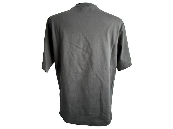 T-shirt Logo Acne Studios en coton gris - vue 2