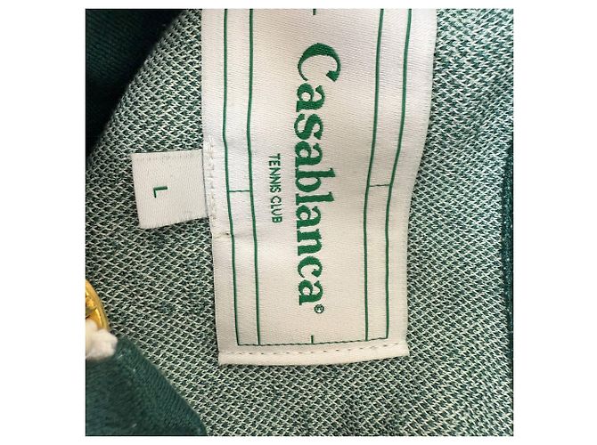 Autre Marque Casablanca Monogram-Jacquard Trainingsjacke aus grüner Baumwolle - Ansicht 4