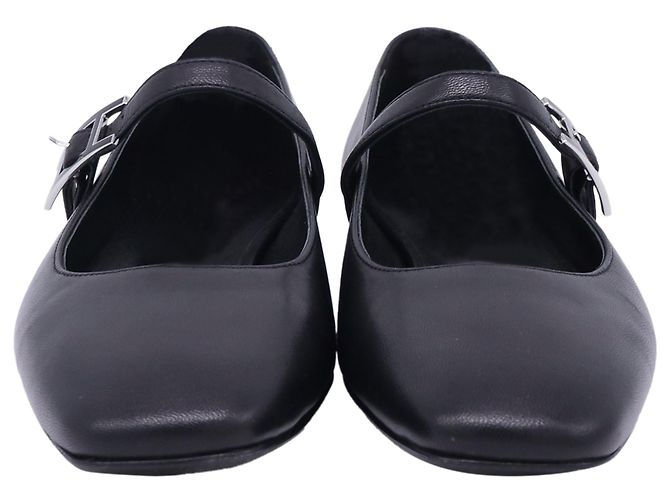 Bailarinas Jane de Hermès en cuero negro - vista 2