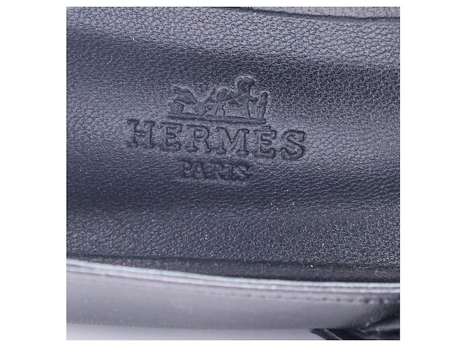 Bailarinas Jane de Hermès en cuero negro - vista 7