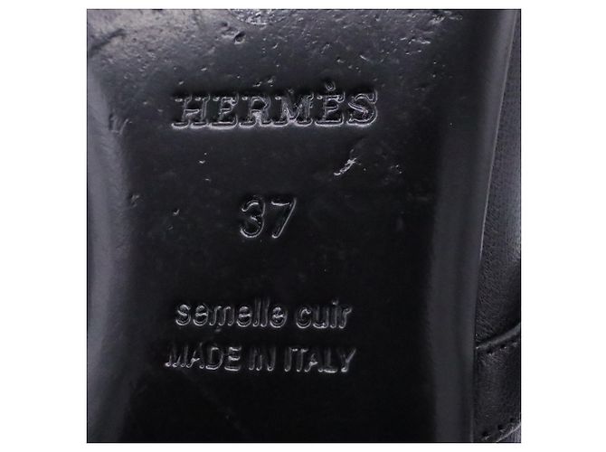 Bailarinas Jane de Hermès en cuero negro - vista 9