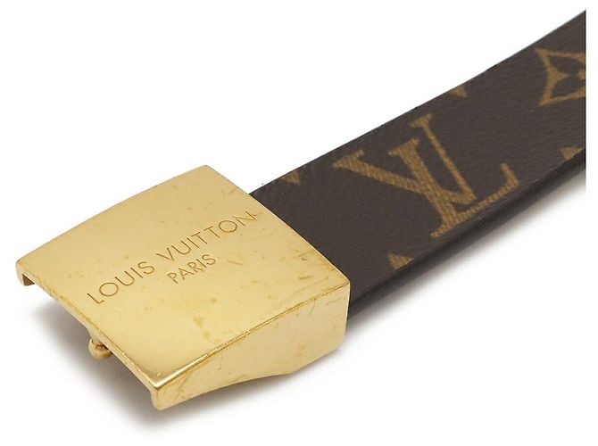 Cintura Monogram Louis Vuitton Marrone - vista 3
