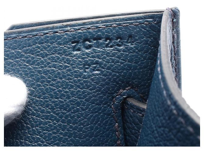 Borsa Clutch Kelly Depeche 25 in Taurillon Clemence di Hermès Verde - vista 5