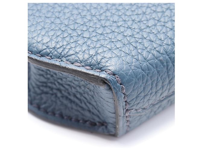 Borsa Clutch Kelly Depeche 25 in Taurillon Clemence di Hermès Verde - vista 6