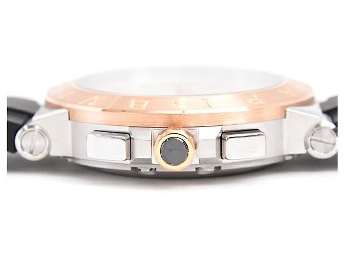 Bulgari BVLGARI Diagono Velocissimo Chronograph Uhr mit silbernem Zifferblatt DG41SPGCH - Ansicht 4