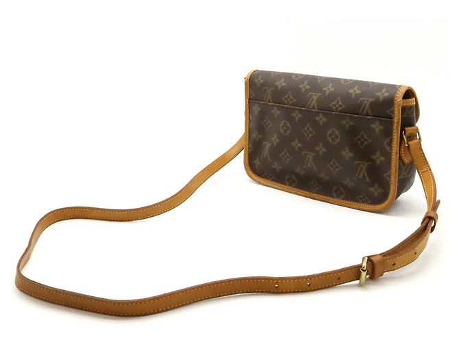 Borsa a spalla Gibeciere PM Monogram Louis Vuitton Marrone - vista 2