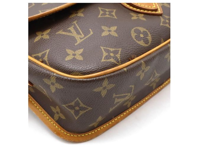 Borsa a spalla Gibeciere PM Monogram Louis Vuitton Marrone - vista 3