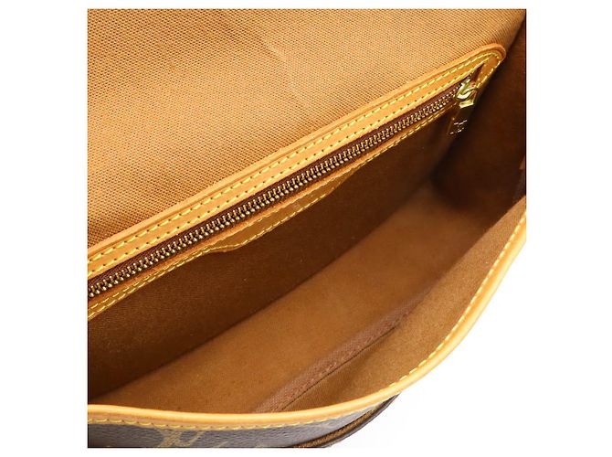 Borsa a spalla Gibeciere PM Monogram Louis Vuitton Marrone - vista 7