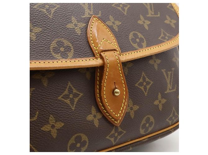 Borsa a spalla Gibeciere PM Monogram Louis Vuitton Marrone - vista 9