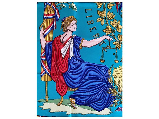Sciarpa in Seta Hermès – Vintage / Collezionista Multicolore - vista 10
