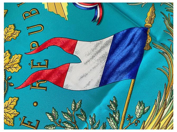 Sciarpa in Seta Hermès – Vintage / Collezionista Multicolore - vista 4