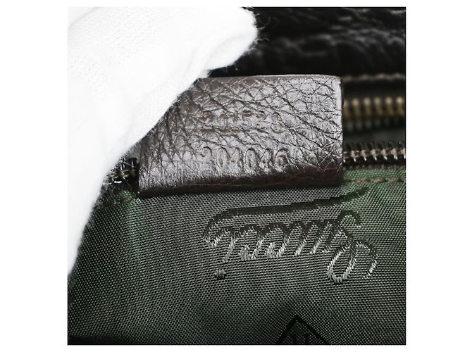Gucci Guccissima Schultertasche Klein Braun - Ansicht 7
