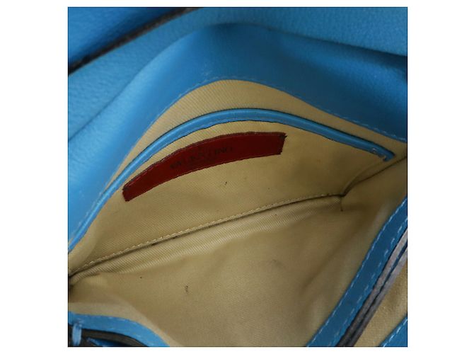 Borsa a Spalla/Clutch Rockstud Valentino Garavani Blu - vista 6