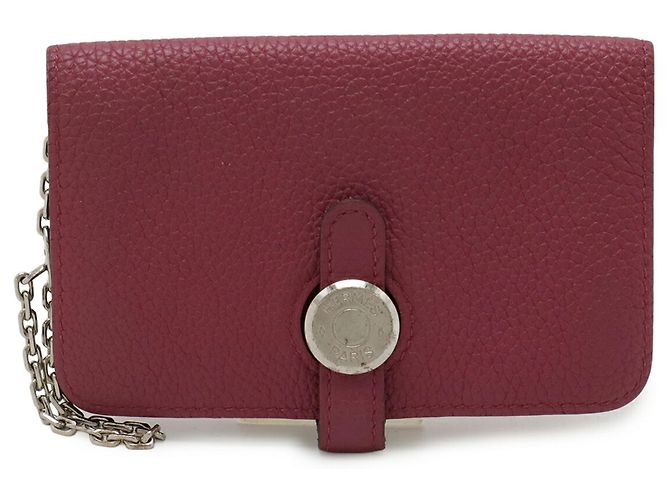 Monedero Dogon de Hermès en cuero Togo Tosca - vista 2