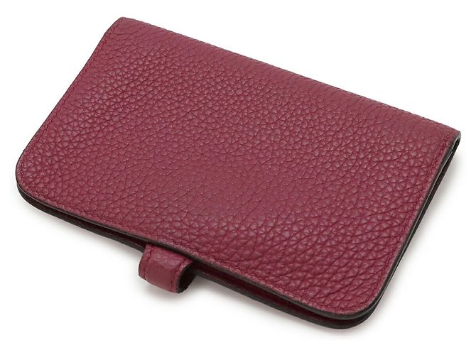 Monedero Dogon de Hermès en cuero Togo Tosca - vista 3