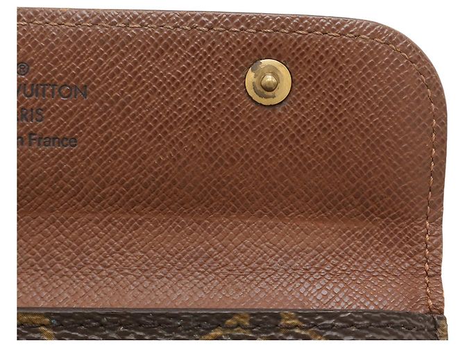 Monedero Louis Vuitton Monogram Multicle Lava Castaño Monograma - vista 8
