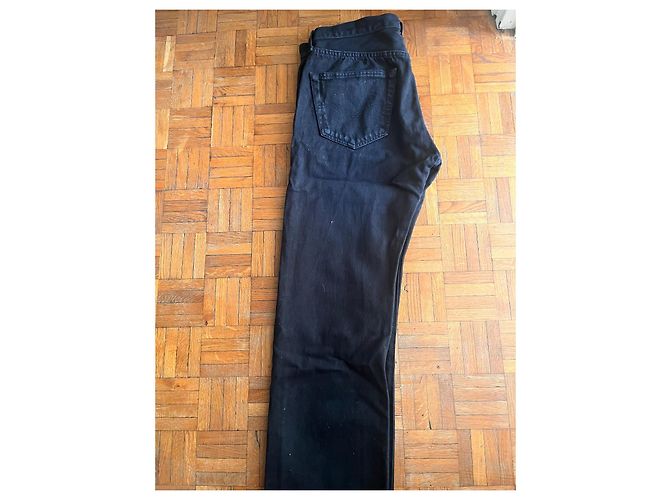 Jeans Levi's 501 in denim nero - vista 2