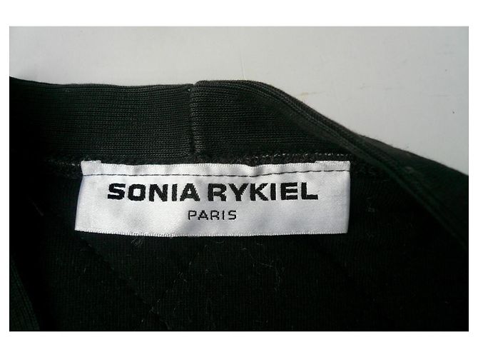 SONIA RYKIEL Steppjacke aus schwarzem Samt Größe 44/46 Sehr guter Zustand - Ansicht 6