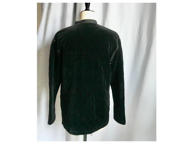 SONIA RYKIEL Steppjacke aus schwarzem Samt Größe 44/46 Sehr guter Zustand - Ansicht 7