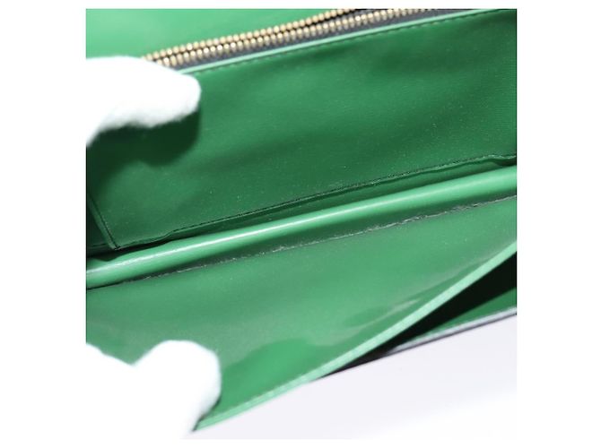 LOUIS VUITTON Borsa a Spalla Epi Free Run Verde Nero M52414 LV Auth 137863 - vista 10