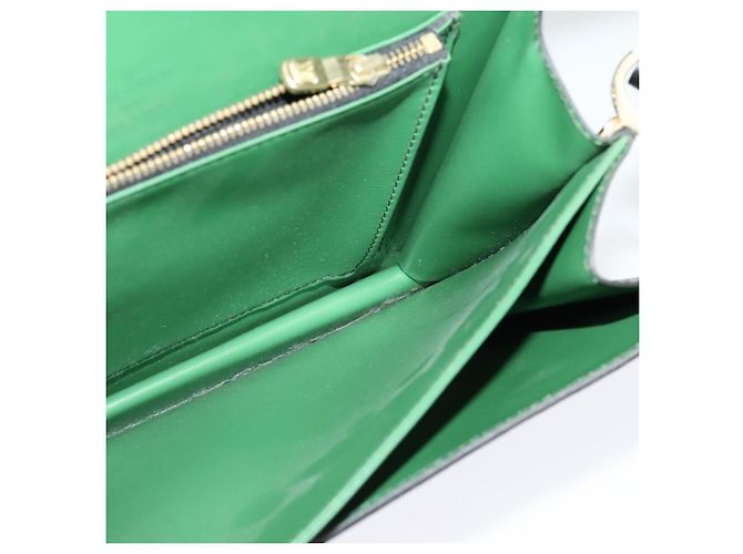 LOUIS VUITTON Borsa a Spalla Epi Free Run Verde Nero M52414 LV Auth 137863 - vista 19
