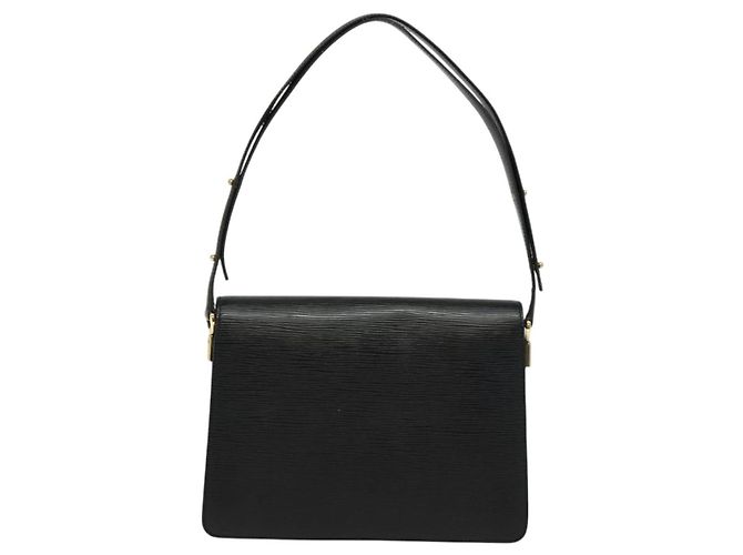 LOUIS VUITTON Borsa a Spalla Epi Free Run Verde Nero M52414 LV Auth 137863 - vista 2