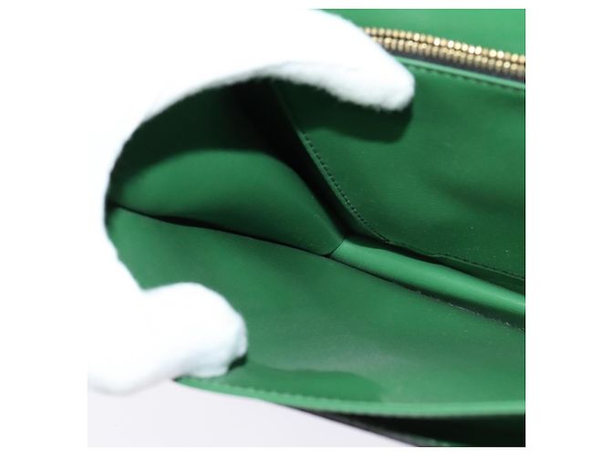 LOUIS VUITTON Borsa a Spalla Epi Free Run Verde Nero M52414 LV Auth 137863 - vista 20