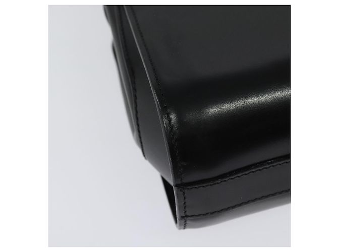 BALLY Borsa a Spalla in Pelle Nera e Oro Auth BA4529 Nero D'oro - vista 12