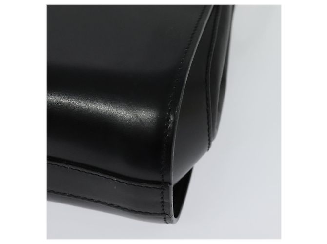 BALLY Borsa a Spalla in Pelle Nera e Oro Auth BA4529 Nero D'oro - vista 13