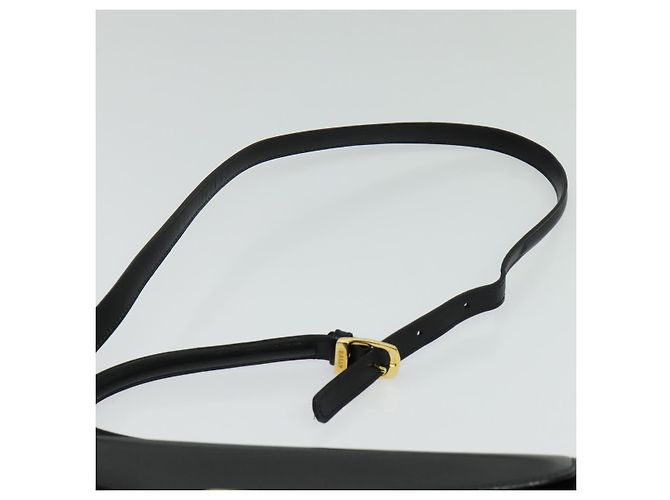 BALLY Borsa a Spalla in Pelle Nera e Oro Auth BA4529 Nero D'oro - vista 8