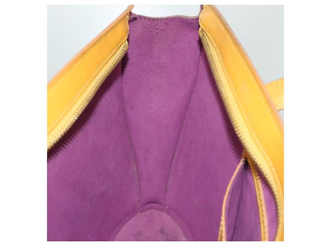 LOUIS VUITTON Borsa Lunga con Manici Saint Jacques Epi Gialla M52339 LV Auth BA5080 Giallo - vista 19