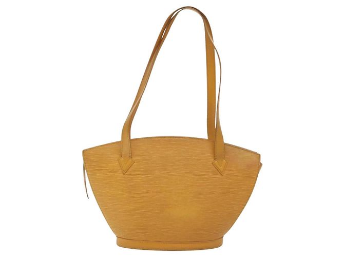 LOUIS VUITTON Borsa Lunga con Manici Saint Jacques Epi Gialla M52339 LV Auth BA5080 Giallo - vista 3