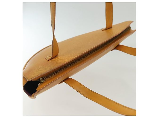 LOUIS VUITTON Borsa Lunga con Manici Saint Jacques Epi Gialla M52339 LV Auth BA5080 Giallo - vista 6