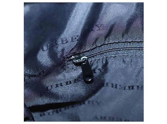 Borsa a mano Burberry Nova Check in nylon e pelle beige argento autentica bs28982 - vista 15