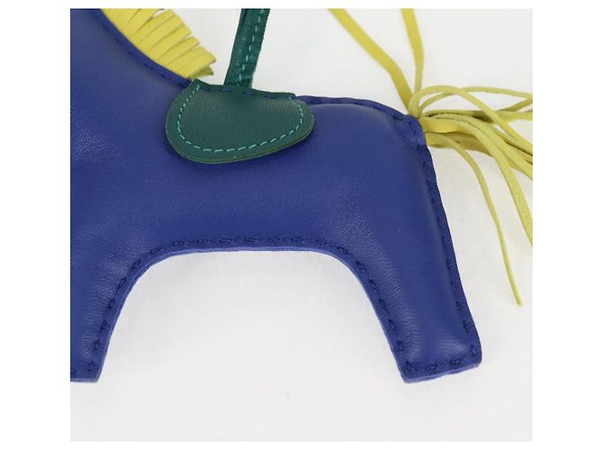 Hermès HERMES Charm Rodeo MM Pelle Blu Auth 138575M - vista 10