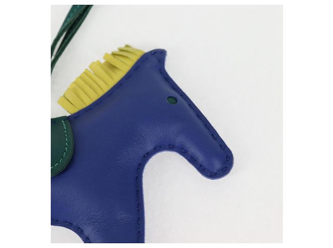 Hermès HERMES Charm Rodeo MM Pelle Blu Auth 138575M - vista 4