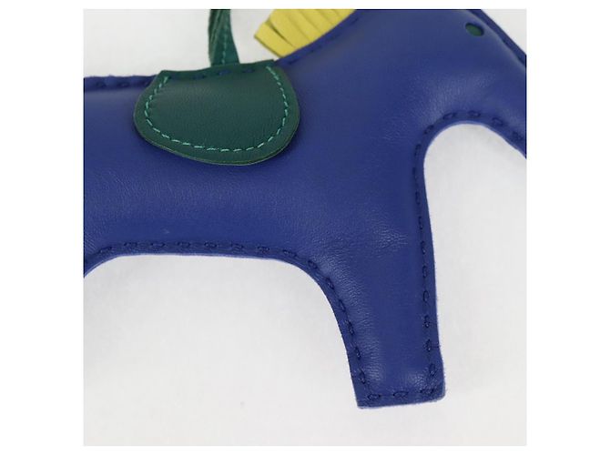 Hermès HERMES Charm Rodeo MM Pelle Blu Auth 138575M - vista 5