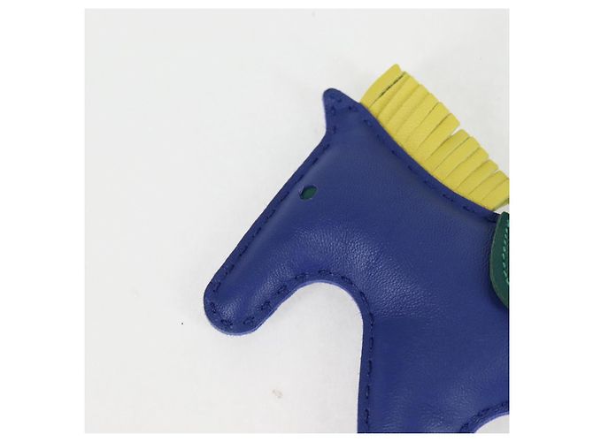 Hermès HERMES Charm Rodeo MM Pelle Blu Auth 138575M - vista 9