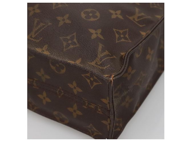LOUIS VUITTON Monogram Sac Plat Hand Bag M51140 LV Auth 140069 - view 10