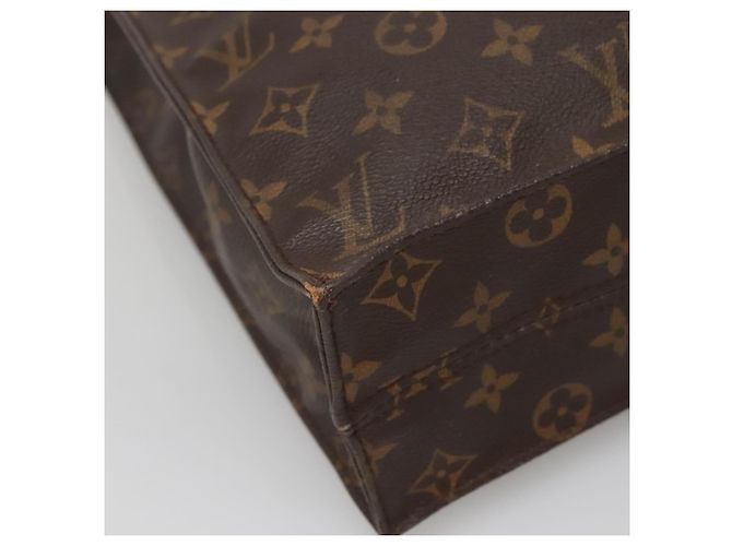 LOUIS VUITTON Monogram Sac Plat Hand Bag M51140 LV Auth 140069 - view 11