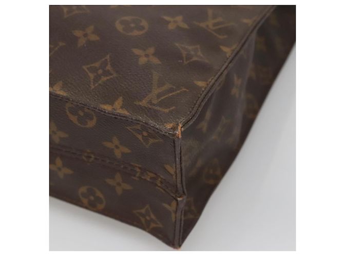 LOUIS VUITTON Monogram Sac Plat Hand Bag M51140 LV Auth 140069 - view 12