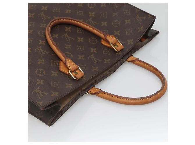 LOUIS VUITTON Monogram Sac Plat Hand Bag M51140 LV Auth 140069 - view 6