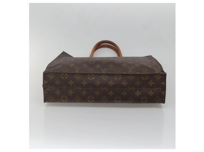 LOUIS VUITTON Monogram Sac Plat Hand Bag M51140 LV Auth 140069 - view 9