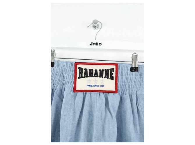Paco Rabanne Bermudas de algodón azul - vista 2