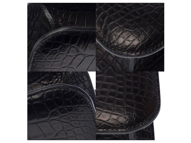 Hermès Bolsa HERMES Constance em Couros Exóticos Preto - 102861 - vista 12