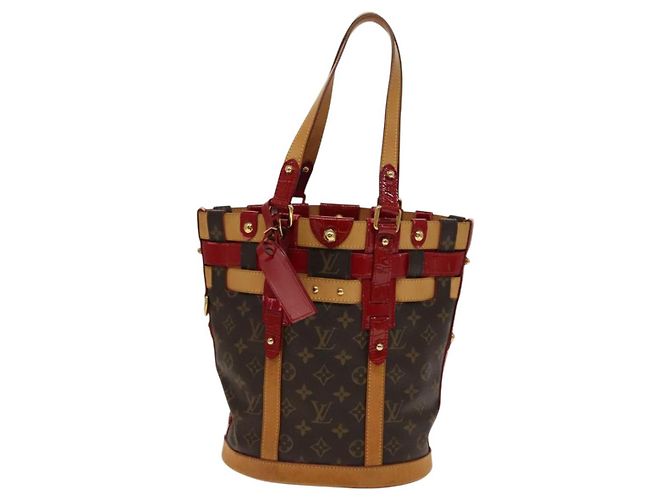 LOUIS VUITTON Monogram Ruby Neo Bucket Tote Tasche Rot M95613 LV Auth 139320 Monogramm - Ansicht 13