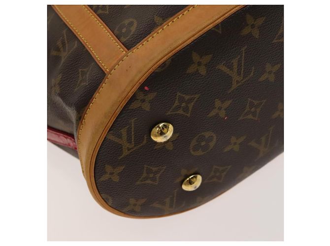 LOUIS VUITTON Monogram Ruby Neo Bucket Tote Tasche Rot M95613 LV Auth 139320 Monogramm - Ansicht 16