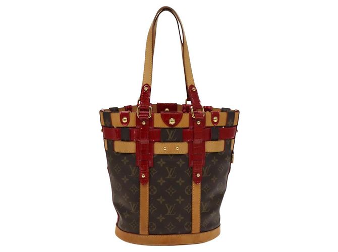 LOUIS VUITTON Monogram Ruby Neo Bucket Tote Tasche Rot M95613 LV Auth 139320 Monogramm - Ansicht 2